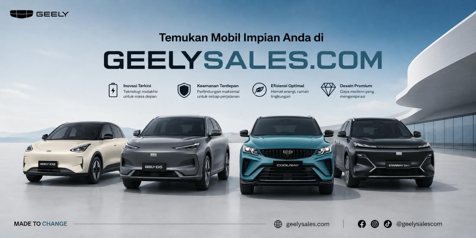 Geely Depok – Dealer Resmi, Harga & Promo Terbaru